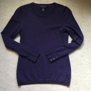 Banana Republic Button Cuff Merino Sweater, Size S